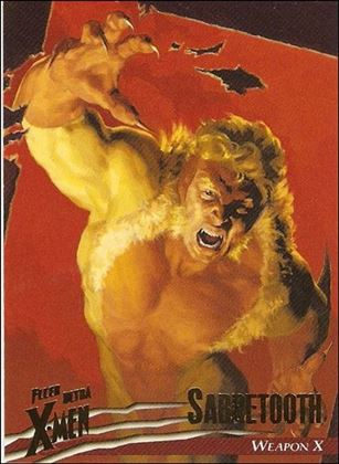 1996 Fleer Ultra X-Men: Wolverine (Base Set) card 2 Sabretooth