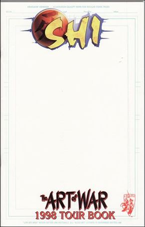 Shi: Art of War Tour Book issue 1-C Blank Cover