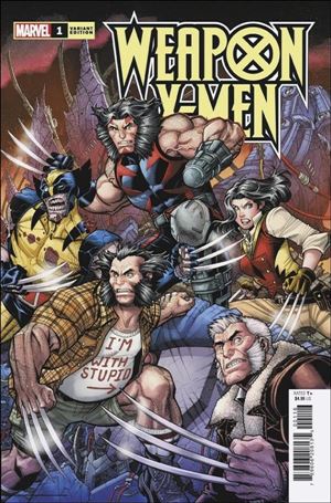 Weapon X-Men (2024) issue 1-E Nick Bradshaw 1:25 Cover