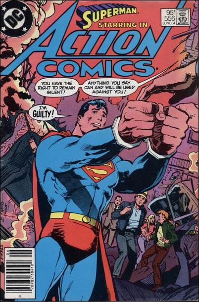 Action Comics (1938) issue 556-C Canadian Price Cover