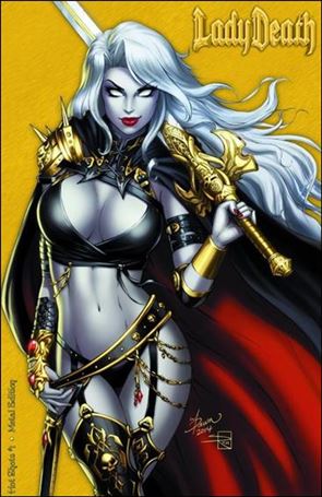 Lady Death: Hot Shots issue 1-G Metal Edition 1/44