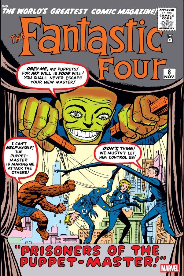 Fantastic Four (1961) issue 8-E Facsimile Edition 2025 Foil Cardstock Cover