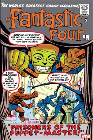 Fantastic Four (1961) issue 8-E Facsimile Edition 2025 Foil Cardstock Cover