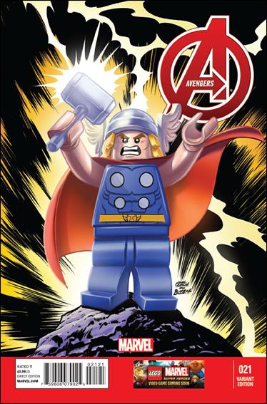 Avengers (2013) issue 21-B Leonel Castellani 1:25 LEGO Cover