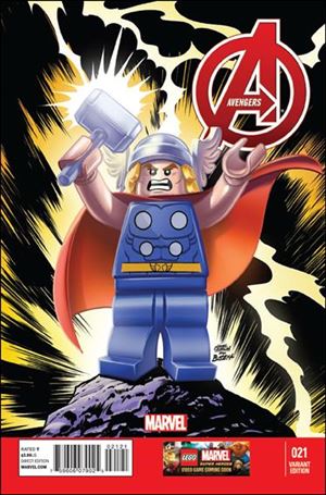 Avengers (2013) issue 21-B Leonel Castellani 1:25 LEGO Cover