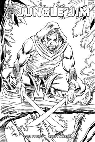 King: Jungle Jim issue 1-E Rob Liefeld 1:35 Black & White Cover