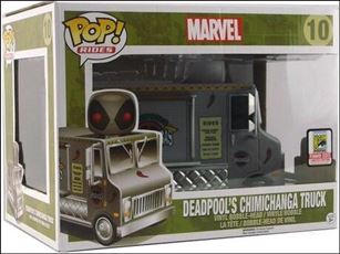 POP! Rides figure 10-B Deadpool's Chimichanga Truck (Grey) SDCC 2015