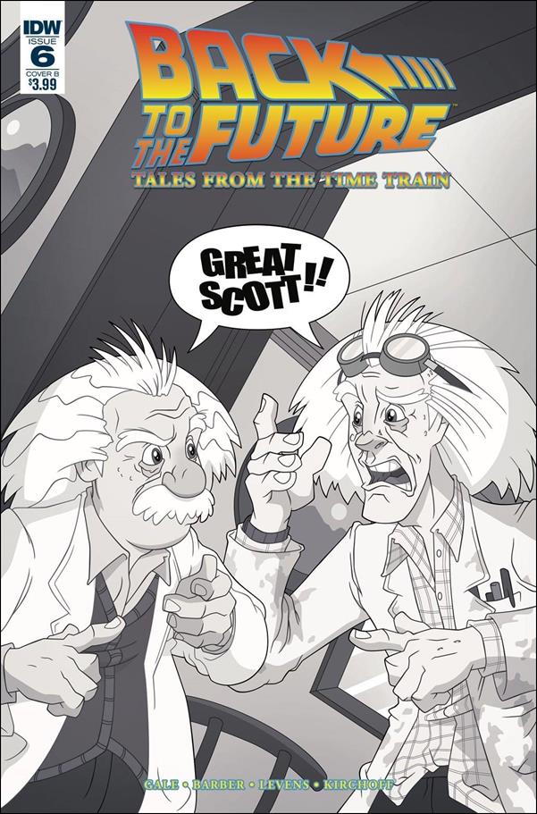 Back to the Future: Tales from the Time Train issue 6-B Philip Murphy Cover