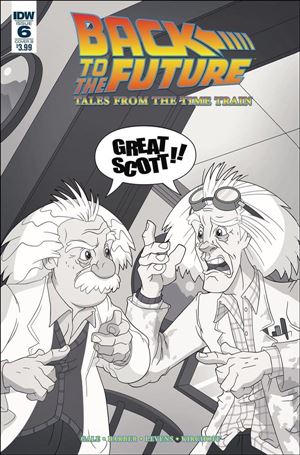 Back to the Future: Tales from the Time Train issue 6-B Philip Murphy Cover