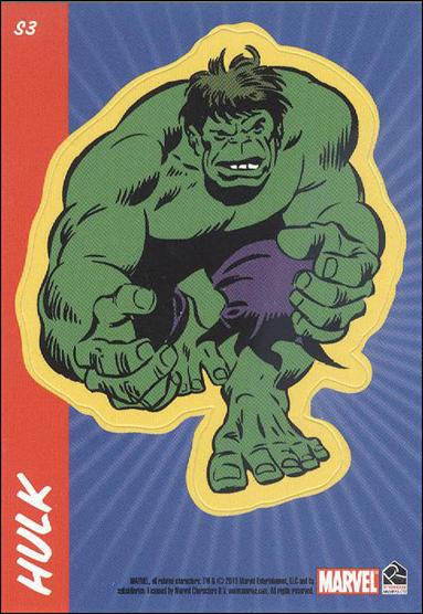 70 Years of Marvel Comics (Retro Sticker Subset) card S3 Hulk
