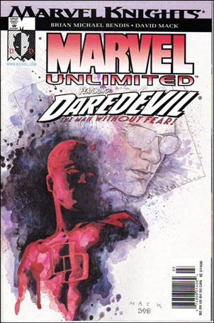 Daredevil (1998) issue 18-B Newsstand Edition / Marvel Unlimited Cover