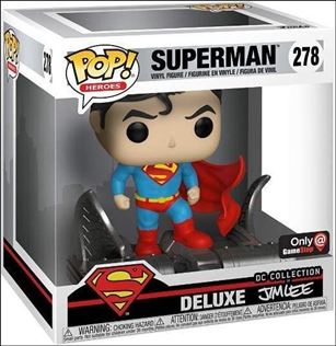 POP! Heroes figure 278 Superman Jim Lee Collection GameStop Exclusive