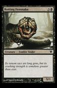 Magic the Gathering: Innistrad (Base Set) card 113 Rotting Fensnake