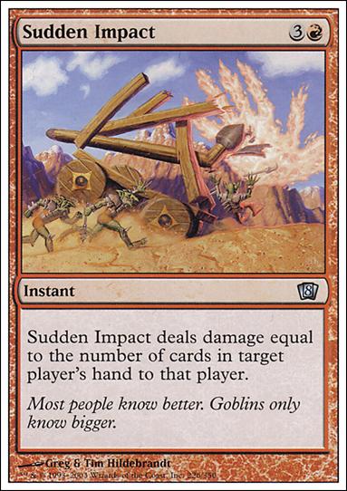 Magic the Gathering: 8th Edition (Base Set) card 226 Sudden Impact