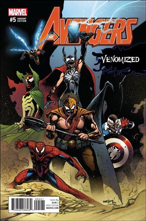 Avengers (2017) issue 5-B David Marquez Venomized Cover