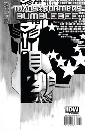 Transformers: Bumblebee  issue 4-C Chee 1:10 Black & White Cover