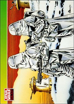 Star Wars Galaxy: Series 1 (Promo) card D Snowtroopers - Al Williamson (B)