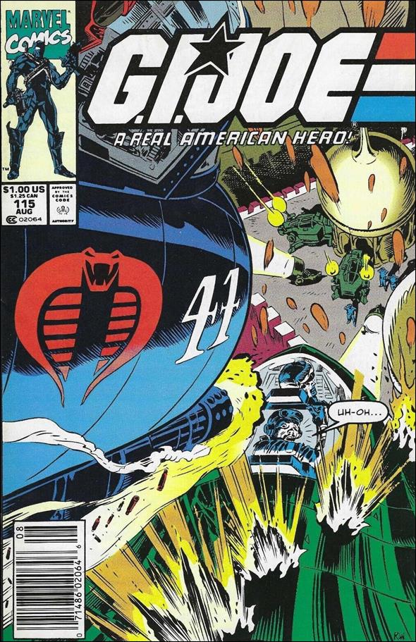 G.I. Joe: A Real American Hero issue 115-B Newsstand Cover