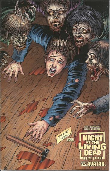 Night of the Living Dead: New York issue 1-J Desperation Cover 1/1500