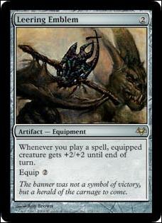 Magic the Gathering: Eventide (Base Set) card 171 Leering Emblem