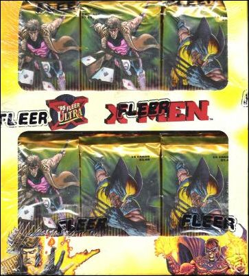 1995 Fleer Ultra X-Men card 1-B Sealed Box (Jumbo)