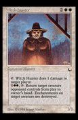 Magic the Gathering: The Dark (Base Set) card 19 Witch Hunter