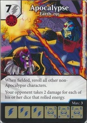 Marvel Dice Masters Uncanny X-Men  card M2014 2 Apocalypse: Earth-295
