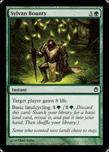 Magic the Gathering: Duel Decks: Ajani vs. Nicol Bolas card 30 Sylvan Bounty