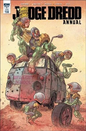 Judge Dredd Annual issue 1-B Pablo Tunica Subscription Cover