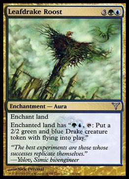 Magic the Gathering: Dissension (Base Set) card 116 Leafdrake Roost