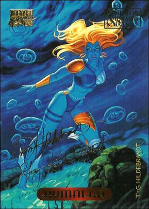 1994 Marvel Masterpieces (Gold-Foil Signature Parallel Base Set) card 65 Kymaera