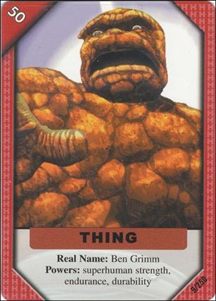 Marvel ReCharge: Inaugural Edition (Base Set) card 9 Thing