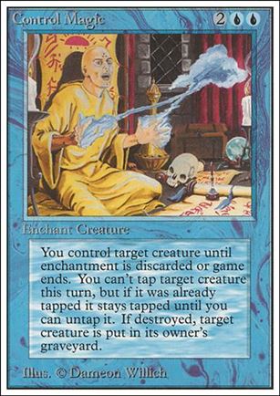 Magic the Gathering: Unlimited (Base Set) card 53 Control Magic