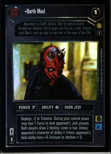 Star Wars: Reflections III (Base Set) card 17 Darth Maul (Alternate Image)