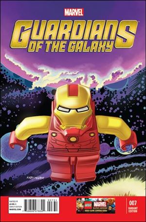 Guardians of the Galaxy (2013) issue 7-B Leonel Castellani 1:25 LEGO Cover