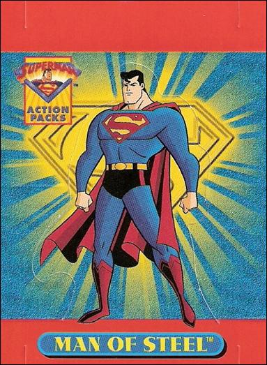 Superman Action Packs (Pop-Out Subset) card P4 Man of Steel