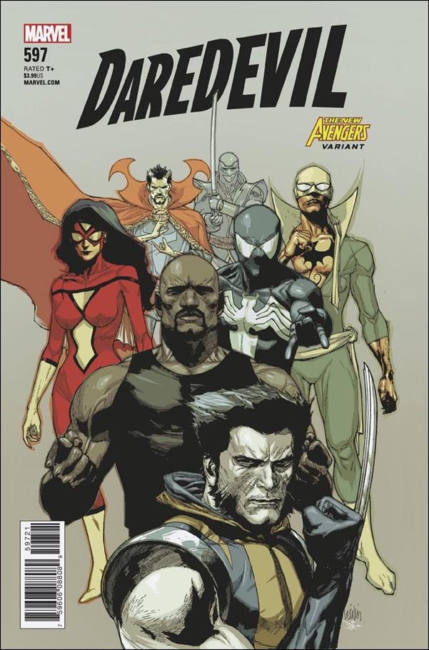 Daredevil (1964) issue 597-B Leinil Francis Yu Avengers Cover