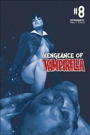 Vengeance of Vampirella (2019) issue 8-L Ben Oliver 1:40 Blue Tint Cover