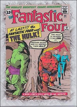 Marvel Beginnings: Series 2 (Breakthrough Issues Comic Cover Subset) card B-56 Fantastic Four #12