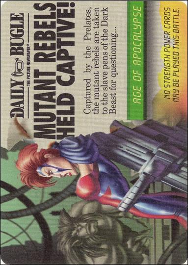 Marvel Overpower (Promo) card 7 Age of Apocalypse - Mutant Rebels Held Captive!