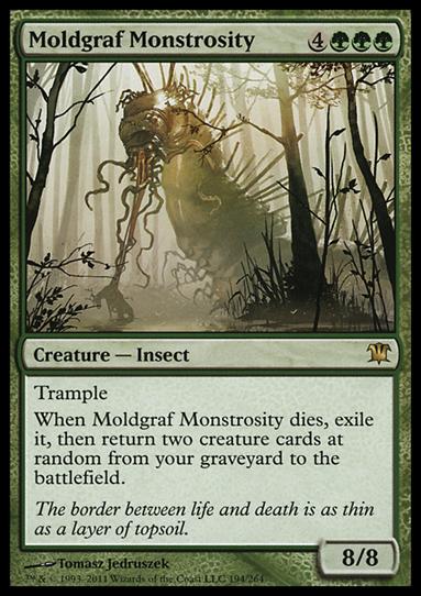 Magic the Gathering: Innistrad (Base Set) card 194 Moldgraf Monstrosity