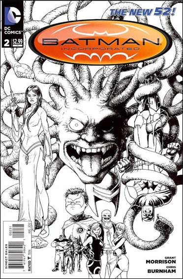 Batman Incorporated (2012) issue 2-E Chris Burnham 1:100 Black & White Cover