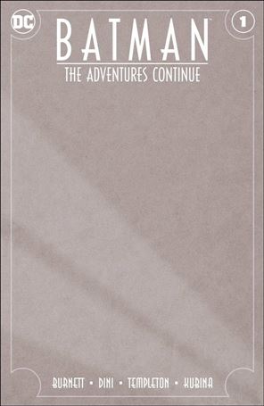 Batman: The Adventures Continue issue 1-C Blank/Sketch Cover