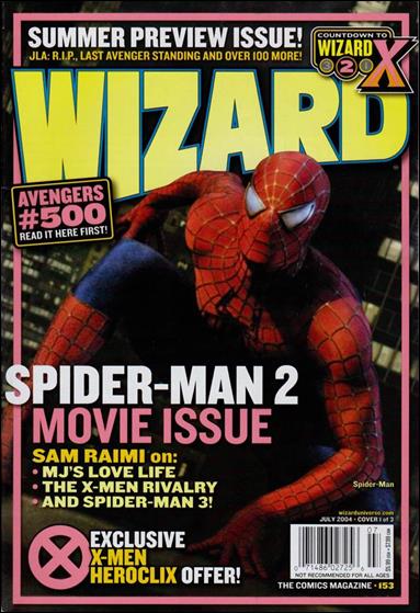 Wizard: The Comics Magazine issue 153 Spider-Man 2 Photo Cover