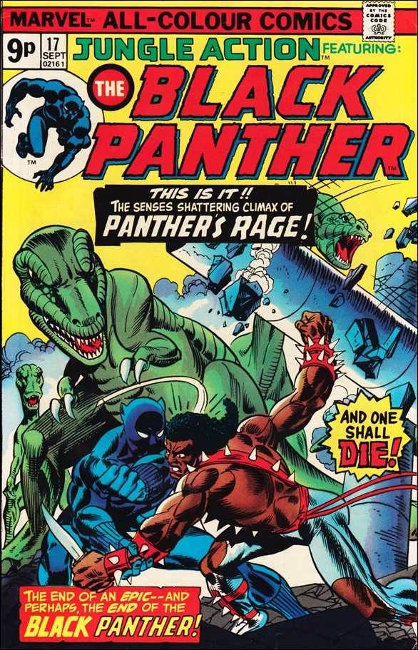 Jungle Action (1972) issue 17-B UK Price Cover