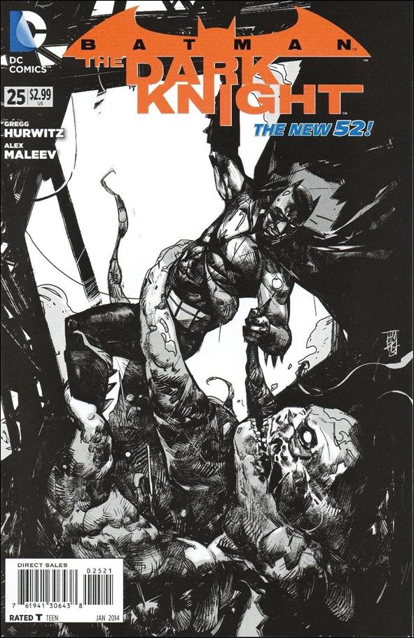 Batman: The Dark Knight (2011/11) issue 25-B 1:25 Black and White Cover