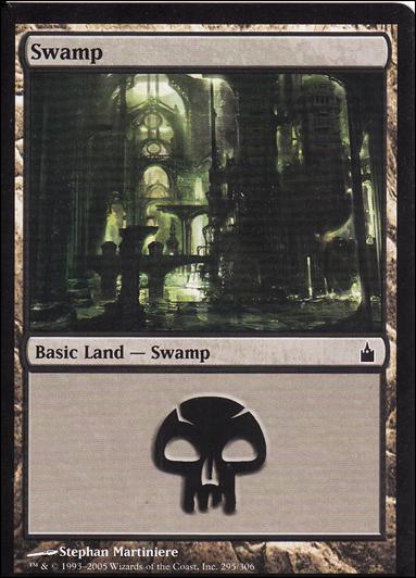 Magic the Gathering: Ravnica (Base Set)  card 295 Swamp
