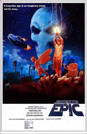 Something Epic issue 3-C Szymon Kudranski Star Wars Homage Cover 