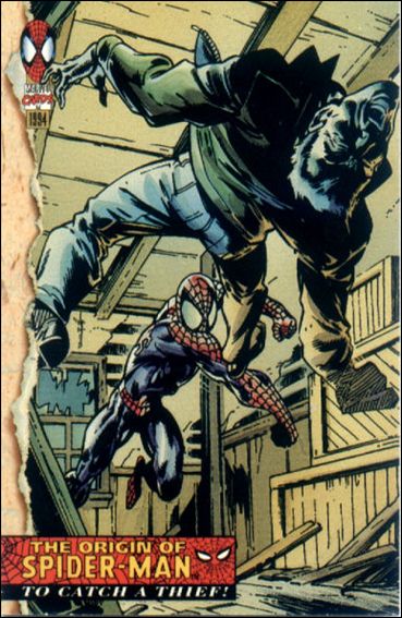 Amazing Spider-Man (Base Set) card 131 To Catch a Thief!