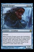 Magic the Gathering: Commander (Base Set) card 65 Trench Gorger
